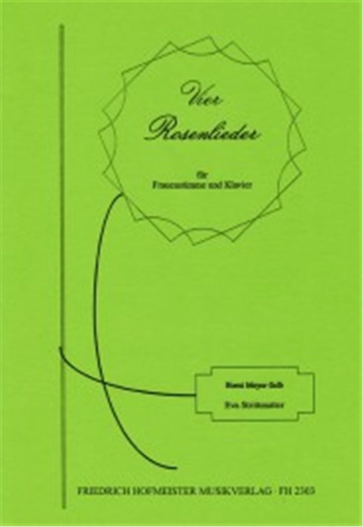 4 Rosenlieder (hohe Stimme)